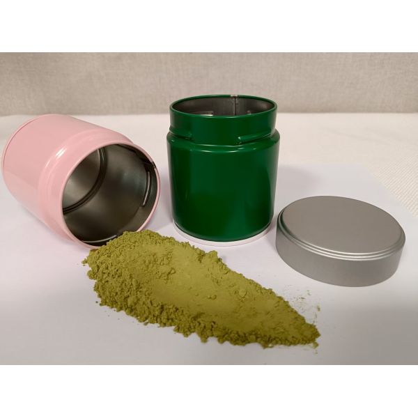 Custom Sealed Box Metal Sealed Dip for Japan Organic Matcha Green Tea Box Conserv