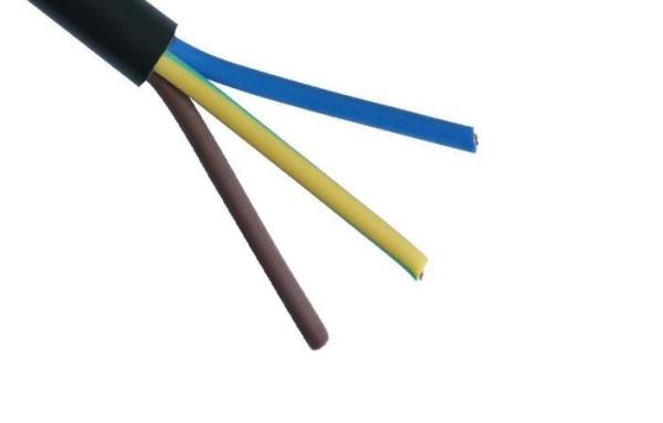 Copper Conducotor Rubber Sheathed Cable , Rubber Electrical Cable 300/300V