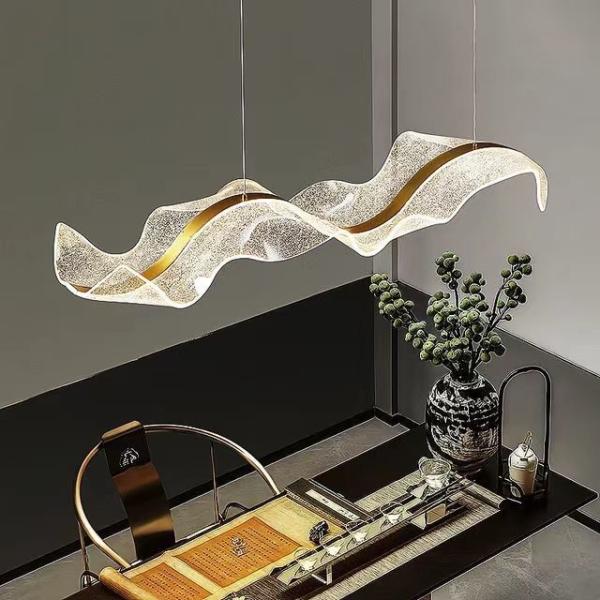 90 Ra Color Rendering Index Switch Control Crystal Chandelier for Creative Retro Bedroom