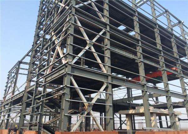 Grandes construções residenciais do metal, construções de armação de aço pré-fabricadas da galvanização