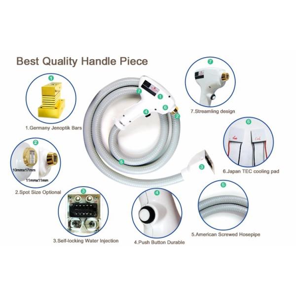 Ice Platinum Diode Laser Hair Removal Machine 1000W For Skin Rejuvenation