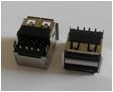 Usb Connector USB-AF 90°Double deck plate