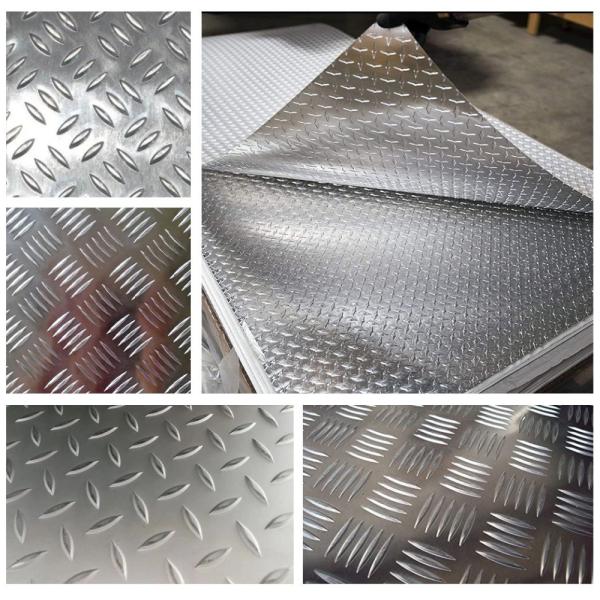 301L SUS301L Stainless Steel Checkered Plate Custom Pattern Embossed Surface 5mm Thickness