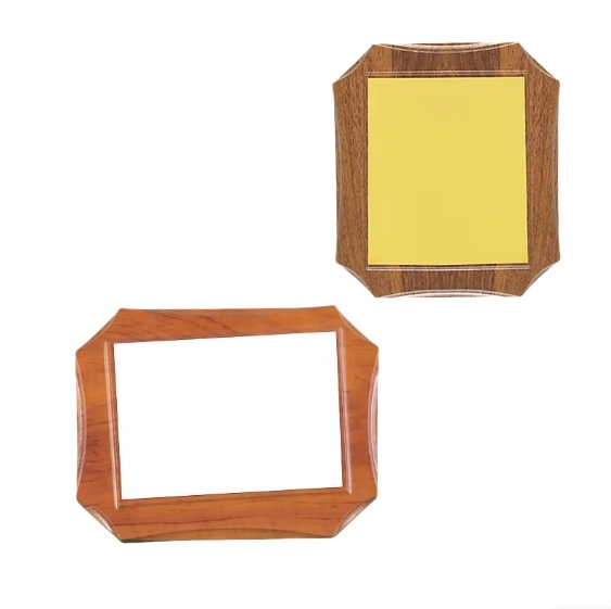 Personalized Logo Sublimation Memorial Souvenir Wooden Honor Medal Blank Trophy Shields And Awards Plaque