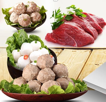 Forma redonda comercial de alta velocidad de la máquina de proceso de la albóndiga de la máquina de la albóndiga