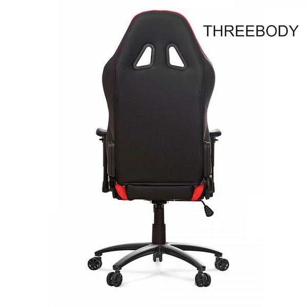 High Density Foam Red And Black Office Chair , Modern Style Racing Desk Chair