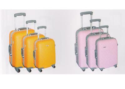 Oxford Cloth ABS Travel Luggage Sets Of 3 With Plastic Combination Lock