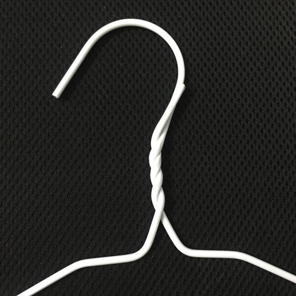 Colorful Pvc Coated Wire Hangers 16 Inch Dimesion 3.2mm Dia For Laundry Shop