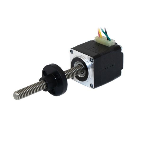 2mm Threaded Rod Nema 8 Linear Stepper Motor 25/30mm Length 0.4/0.5A for Manufacturing