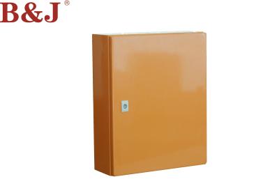 Single Door Lockable Metal Enclosure 1.2mm Zinc Coated Steel Custom Colour