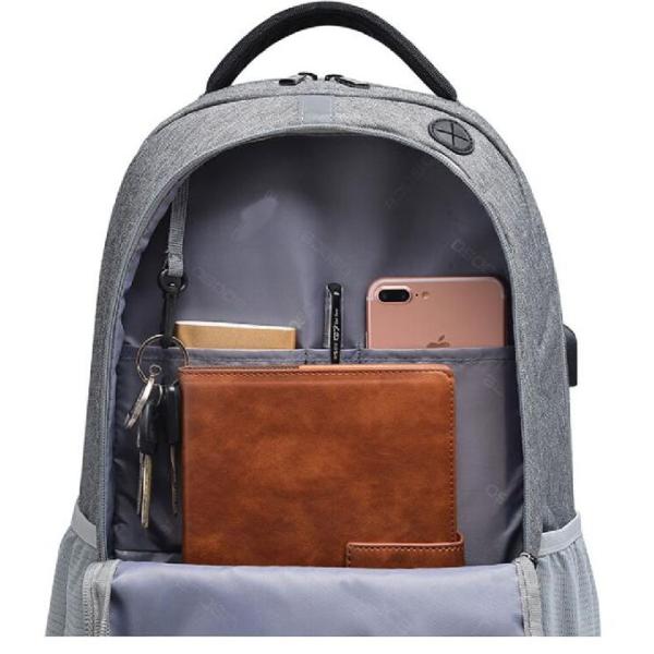 Изготовленный на заказ USB поручая рюкзак ноутбука дела Оксфорда