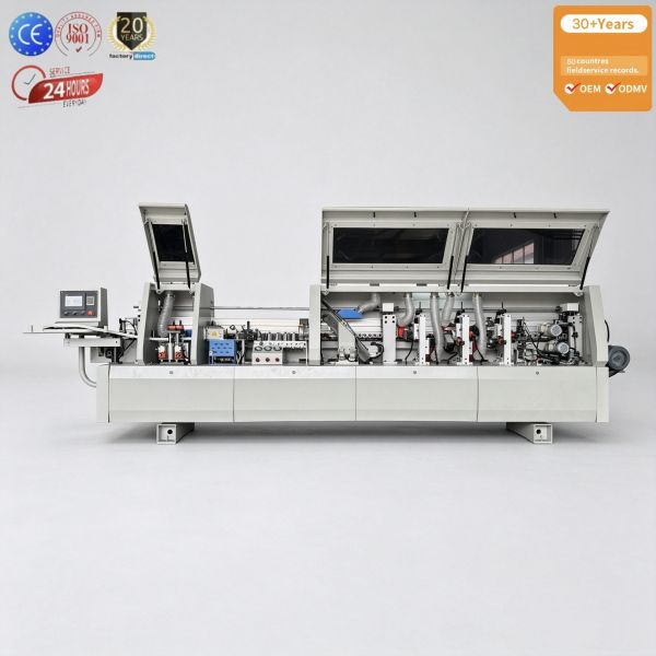 Professional Automatic Edge Banding Machine with Encoder-Driven Coordination, Dual-Cutter Pre-Milling, and Uniform Hot-Melt Spreading for Woodworking