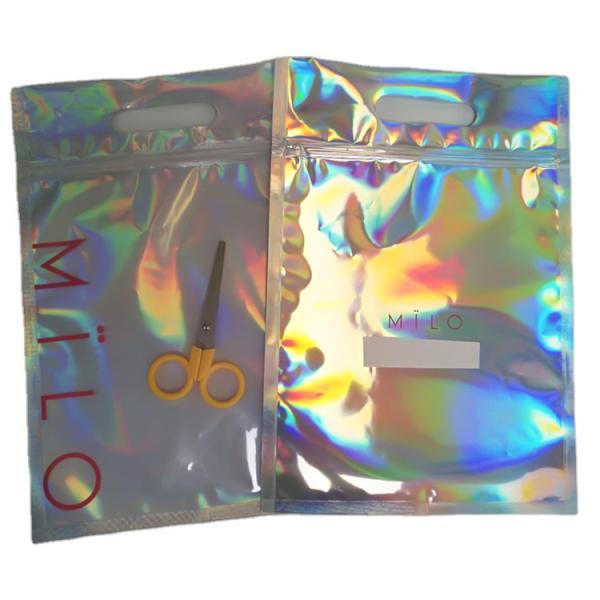 Saco Cmyk do empacotamento plástico da roupa de VMPET Mopp 110mic com janela