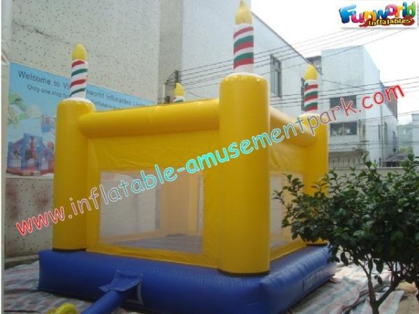 Small Dolphin Commercial Bouncy Castles , Inflatable Jumping House