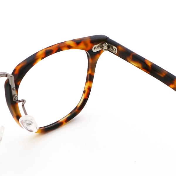 Cuadro de lentes ópticos de madera de grano de enduro para hombres y mujeres