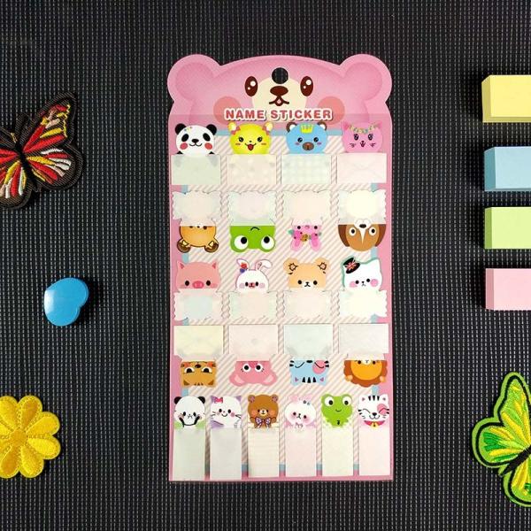 Eco Friendly Waterproof Name Sticker Aroma UV For School Office