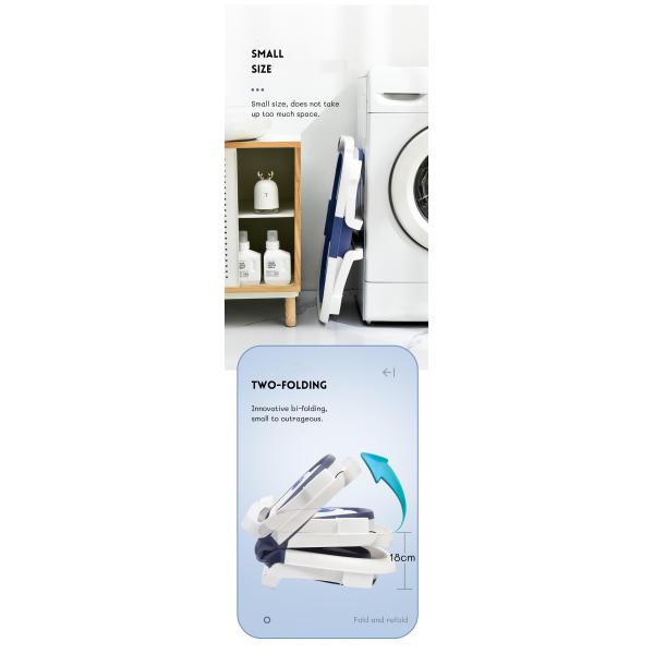 Anti Bacterial Large Folding Plastic Collapsible Bathtub Customized Logo