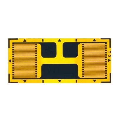 Jauge de contrainte en pont demi-pont câblée avec connecteur à 3 broches pour une plage de température de -30 à 60°C et une sensibilité élevée en mV/V