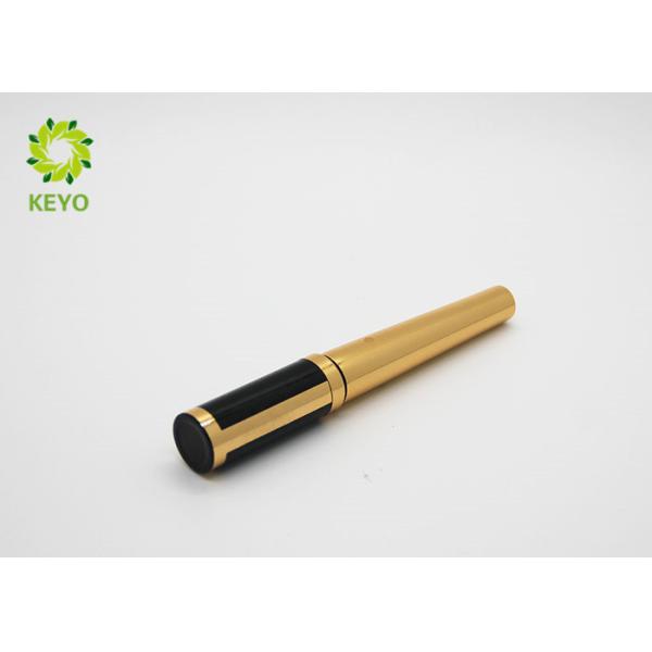 Special Shape Cosmetic Packaging Tubes Plastic Material Made With Golden Cap
