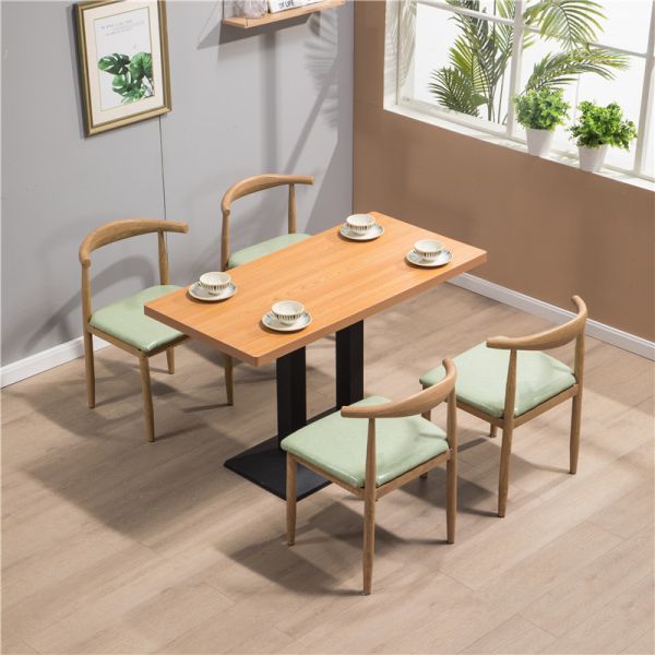 Wholesale Metal New Design Fast Food Restaurant Dining Tables and Chairs