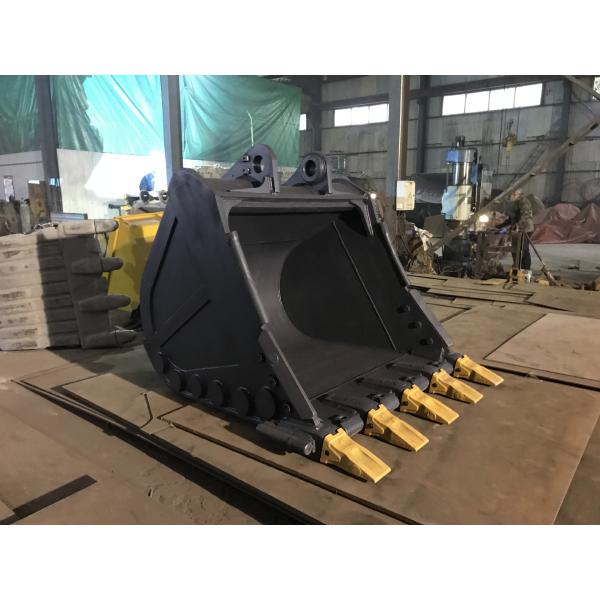 Excavator Heavy Duty Rock Digging Bucket Q355B For 20T - 100T Excavator Backhoe