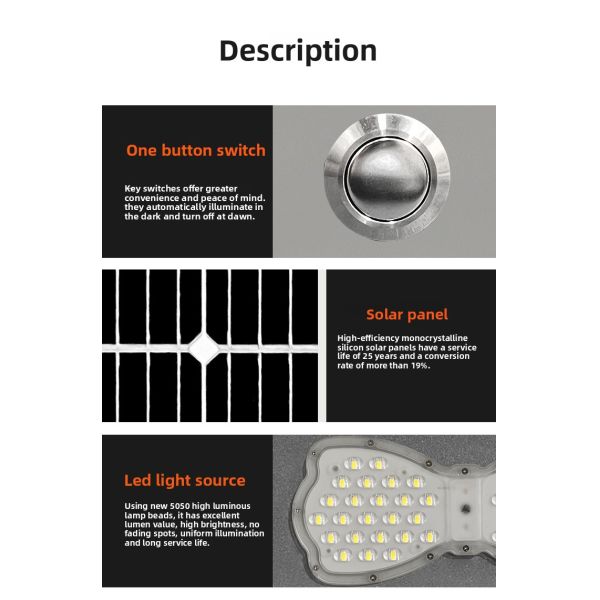 High Power Solar Street Lights Providing Ultra Bright Illumination and Weather Resistant Features for Long Term Outdoor