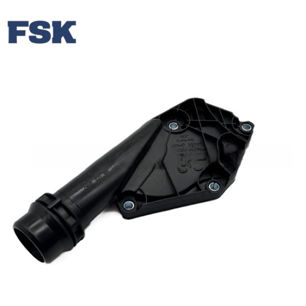 Audi Volkswagen Coolant Flange Thermostat Cover 06E121161T 06E121168