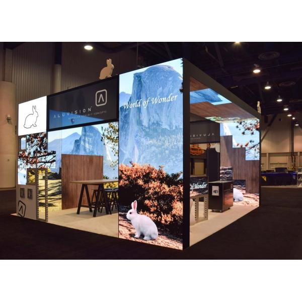 Lightweight High Resolution Transparent Glass LED Screen Wide Viewing Angle