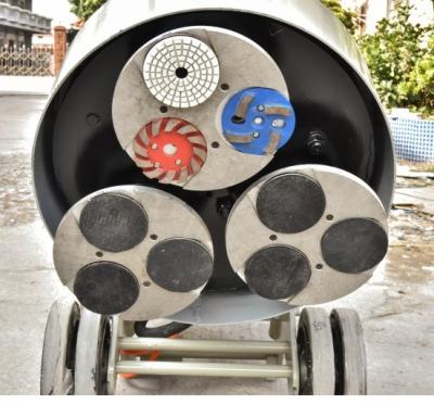 Planetary System Stone Floor Grinder With 9 Heads 220V Single Phase