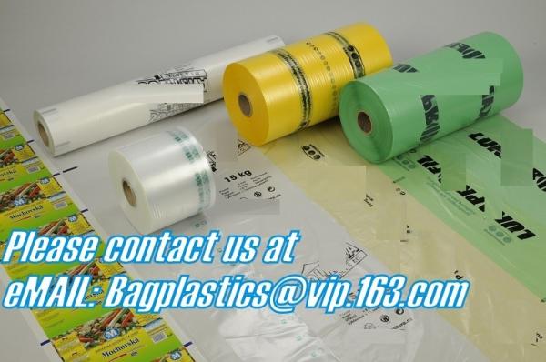 Supermarket Shopping Fresh Fruit Vegetable Packaging Plastic Bag On Roll Polythene Bags, Ldpe Bags, Hdpe Bags, Food Serv