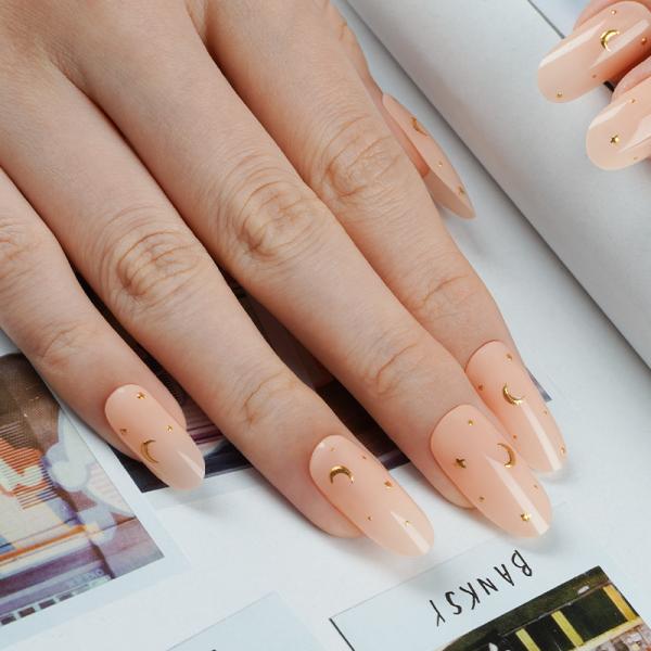 Factory supply waterproof art nail wraps Semi-cured Gel Nail polish Sticker