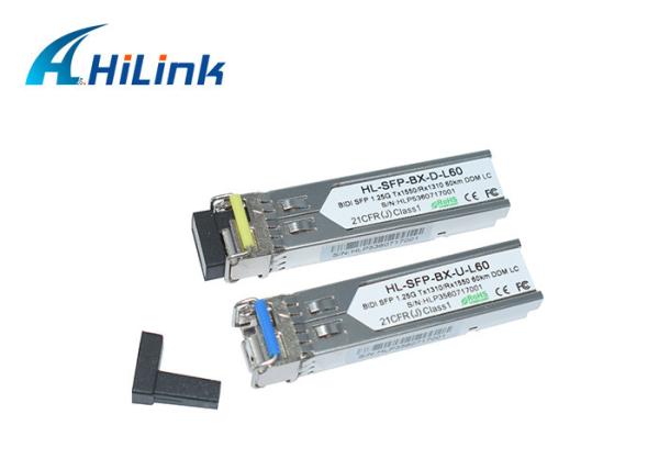 módulo do transceptor de 1000base BIDI 1550nm 1.25Gb 60KM SFP