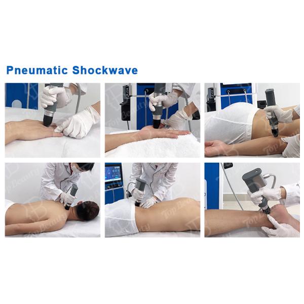 Dual Channel Shockwave Vertical Physical Therapy Pain Relief ED Treatment Shock Wave Equipment