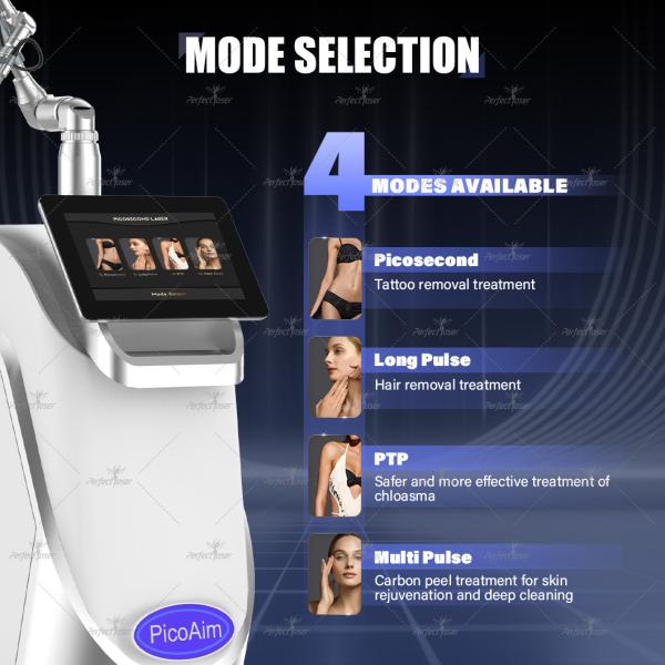 15.6 Inch Color Touchable Screen Nd.yag Laser Picosecond Laser Tattoo Removal Machine