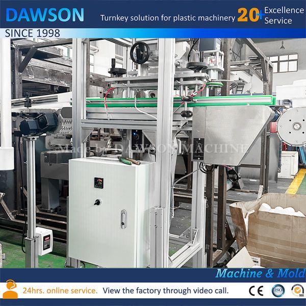 Single Station Five Die Head Extrusion Blow Molding Machine for Wide Mouth HDPE Canisters