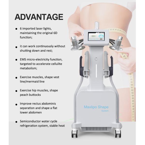 Не инвазивное 532нм 6Д 2 в 1 лазере Липо уменьшая машину терапией лазера машины 300В