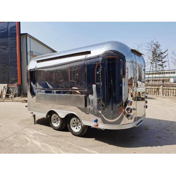 Hot Selling  Fast Food Trailer Standard Food Truck With Full Kitchen For Sale