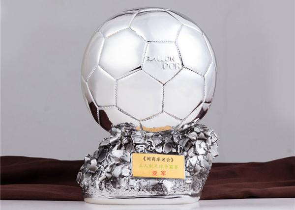 Da resina feita sob encomenda dos troféus da concessão do futebol aplicação material da competição de Sporsts do futebol