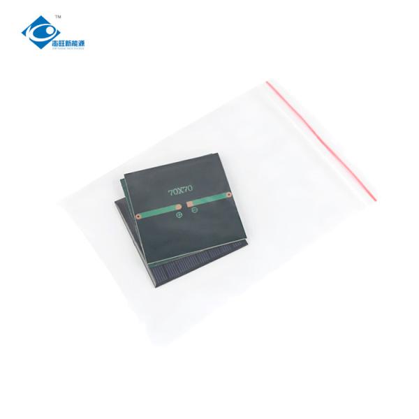 ZW-7070 Mini Epoxy Resin Solar Panel 0.6W Customized Sizes Solar Panel 4V Portable Poly Solar Panel