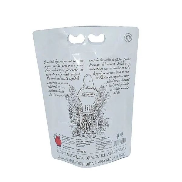 3L Bag In Box Odorless Aluminum Foil Resealable Valves Anti Leaking