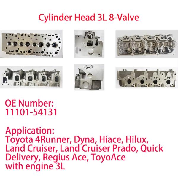 Toyota 2L 2LT 3L 5L Cylinder Heads for Crown Hiace Hilux Toyota 22RE 22RTEC Cylinder Heads for 4Runner Hilux Land Cruiser