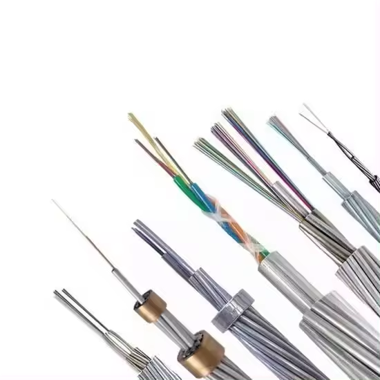 24 36 48 72 Cable optique de mise à la terre OPGW de base Cable optique en fibre optique composite
