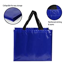 Patterns Reusable Machine Washable Grocery Bags Foldable Waterproof Bulk Shopping Tote Bags Polyester Fabrics Large Capa