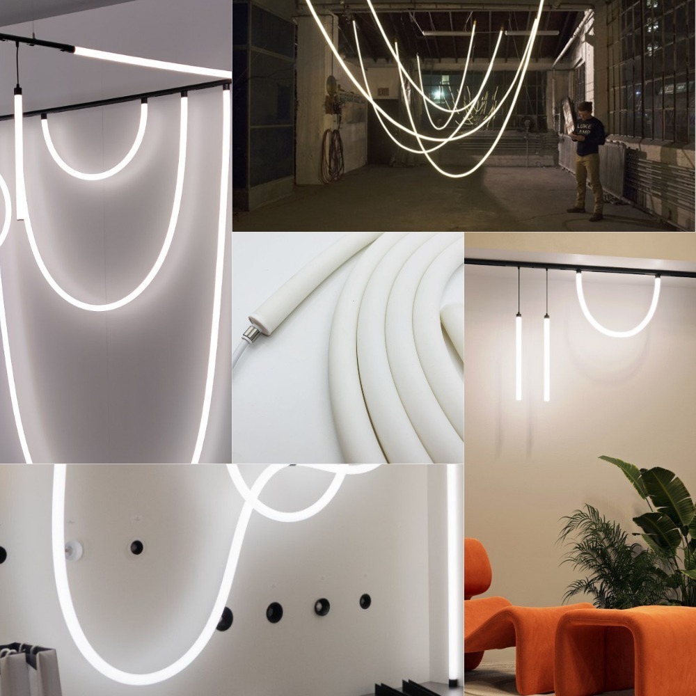 D25mm 360 Degree LED Neon Flex Light Full Side Emitting Silicone Neon Tube Lighting