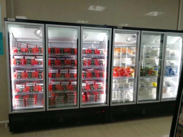 Refrigerador de vidro da porta da bebida 220V refrigerar de ar