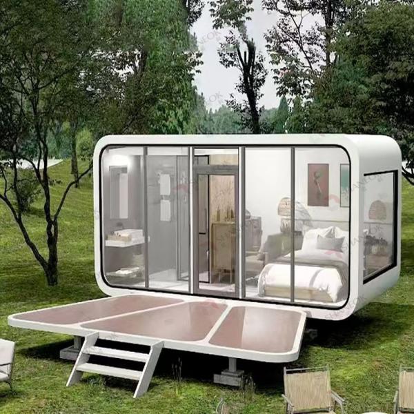 Creative Steel Structure Apple Cabin Office Outdoor Activity Board Room Apple Warehouse Manufacturers