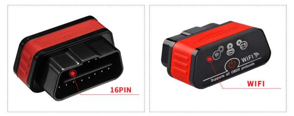 Ferramenta fácil KONNWEI KW901 WIFI Obd2 V1.5 Elm327 Bluetooth Wifi da varredura de Konnwei da instalação