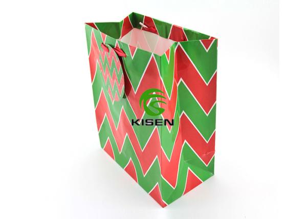 Printing Retail Shop Bags Lightweigt Easy To Lift Fashion Design Color Coated