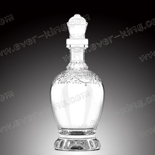 Тяжелое основание роскошное 1500g бутылки 1 ликера литра стеклянные