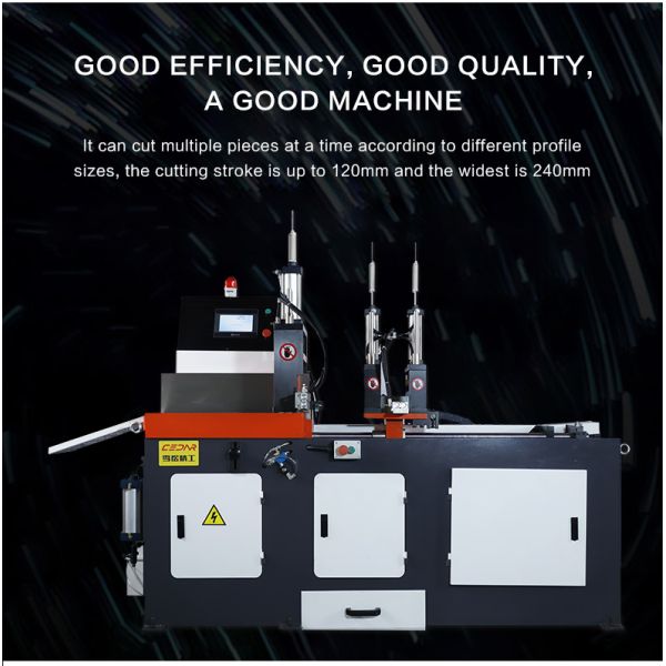 120mm Automatic Aluminum Cutting Machine For Aluminum Profile And Aluminium Alloy